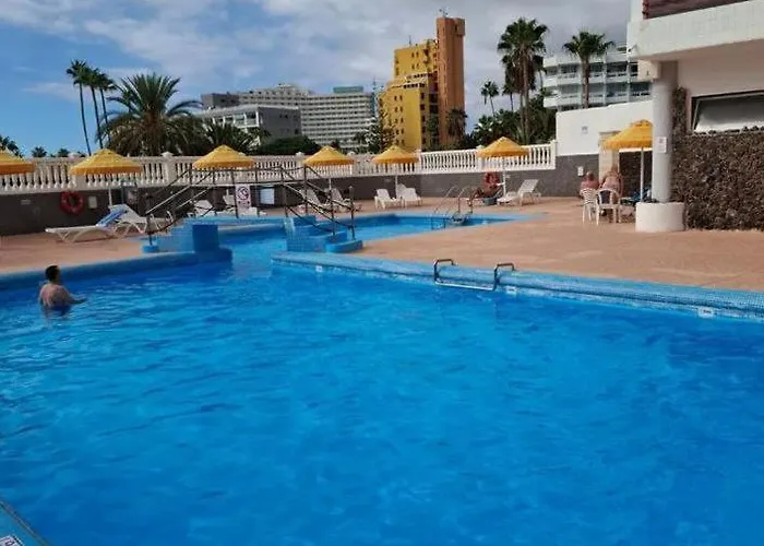 Tenerife Olympia Hotel-playa De Americas. Balcony, Sea View & Pool 美洲海滩